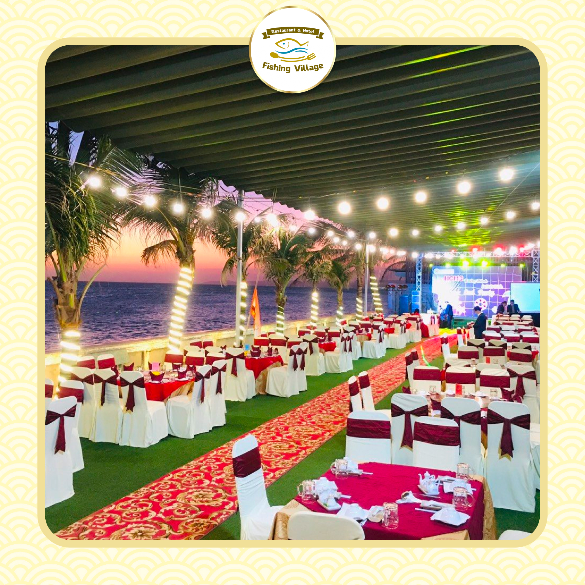 Nhà hàng tổ chức tiệc tại Mũi Né không gian rộng, view chill, phục vụ tốt