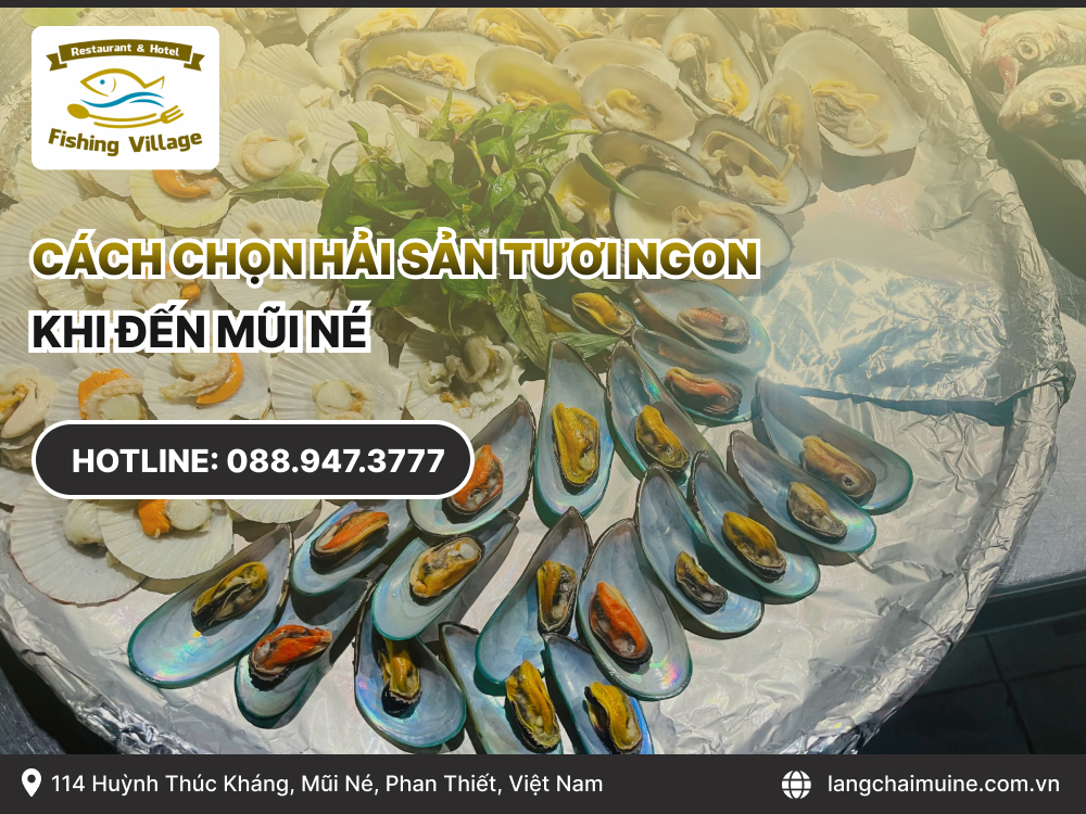 Cách chọn hải sản tươi ngon khi đến Mũi Né