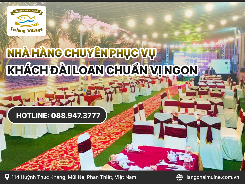 Nhà hàng chuyên phục vụ khách Đài Loan chuẩn vị ngon