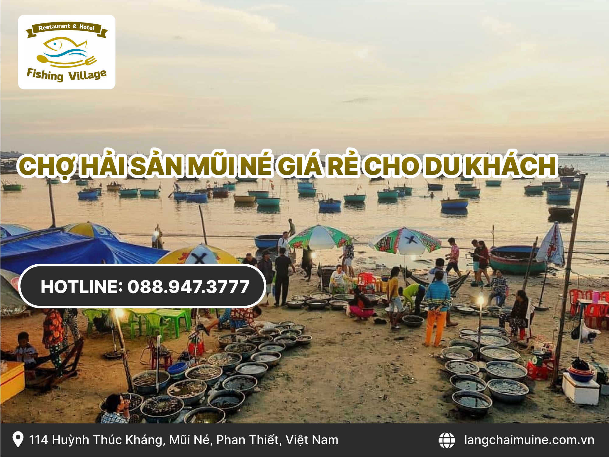 Chợ Hải Sản Mũi Né Giá Rẻ Cho Du Khách