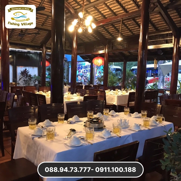 Địa Điểm Tổ Chức Tiệc Tại Mũi Né Phòng VIP, Ngoài Trời, View Biển Tại Nhà hàng Làng Chài Mũi Né